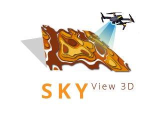 Sky View 3D logo design by AnuragYadav