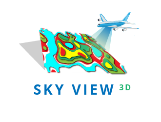 Sky View 3D logo design by AnuragYadav