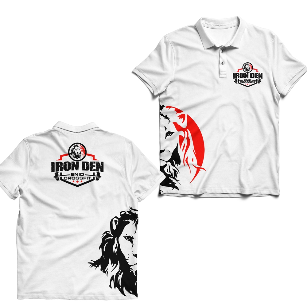 Enid Crossfit Iron Den logo design by Gelotine