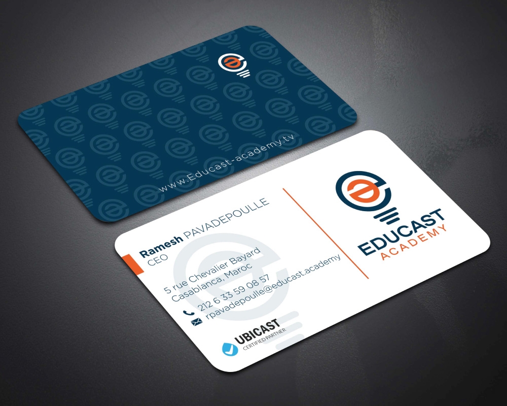 Educast Academy logo design by Boomstudioz