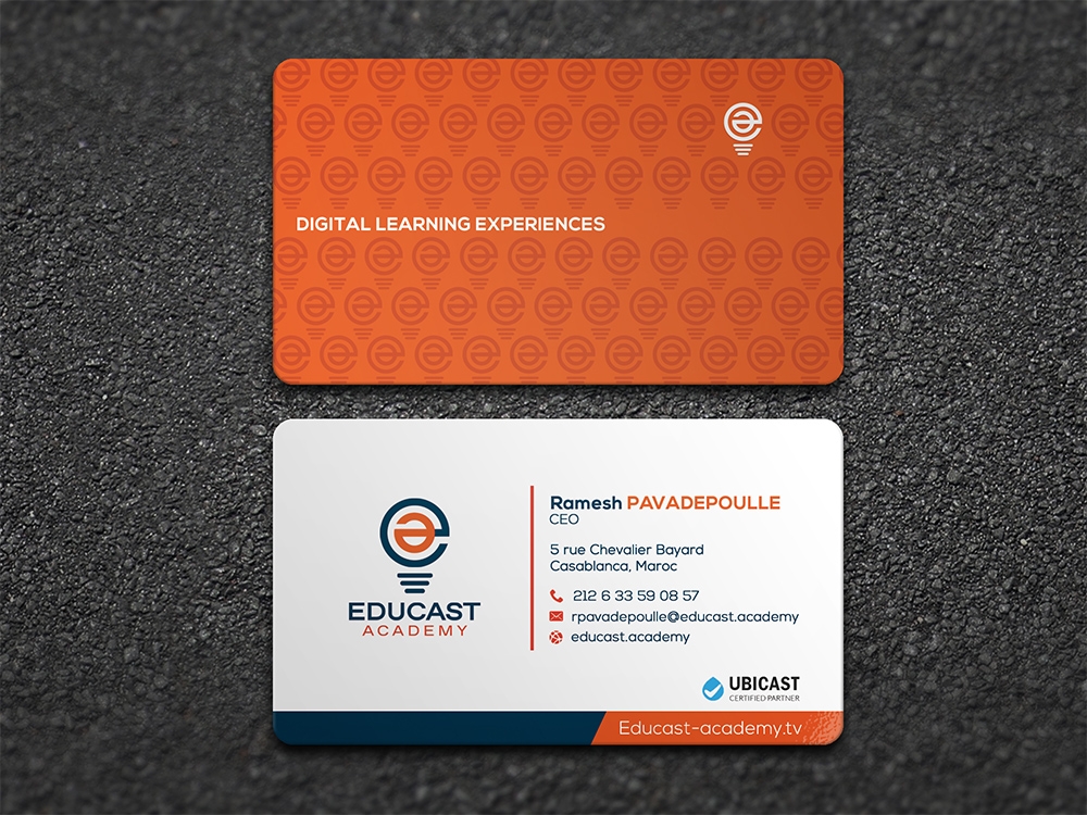 Educast Academy logo design by aamir