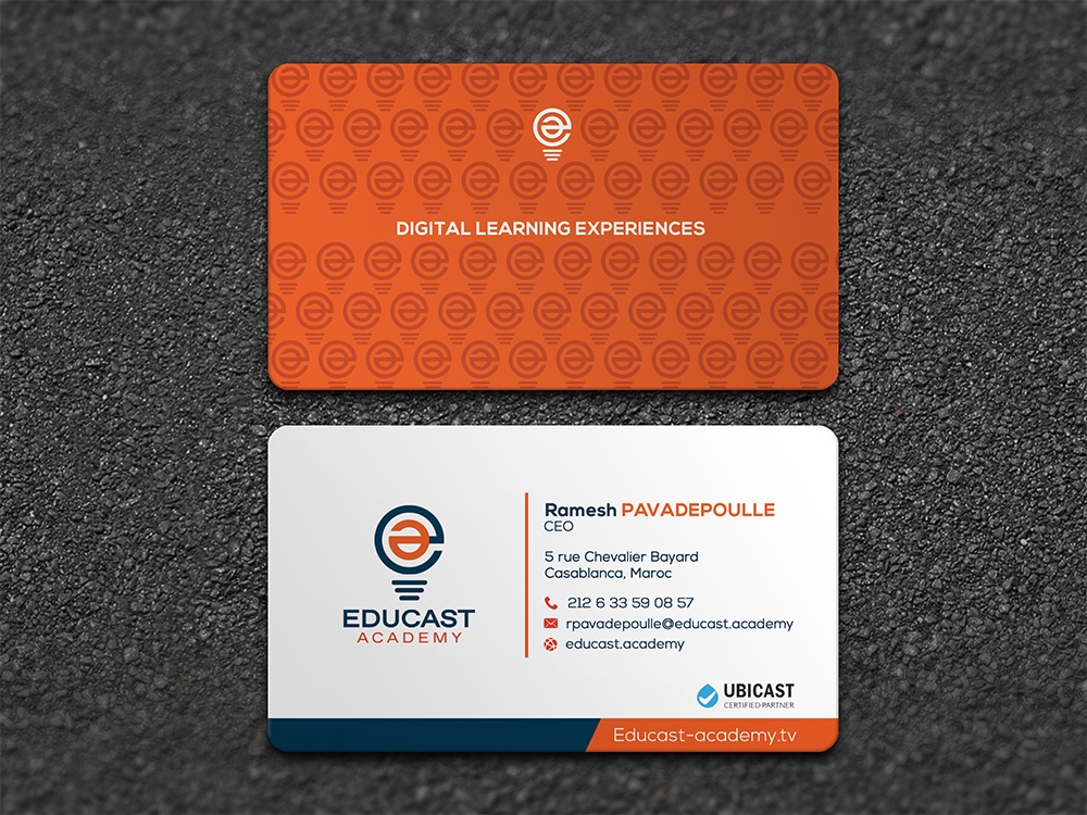 Educast Academy logo design by aamir