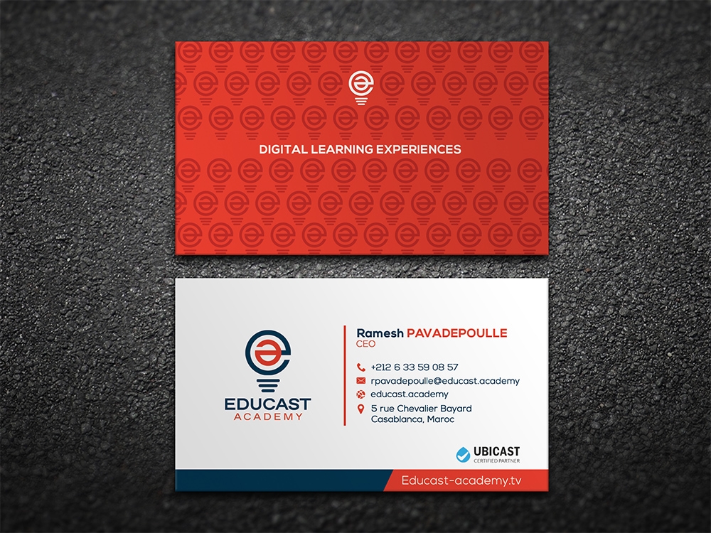 Educast Academy logo design by aamir
