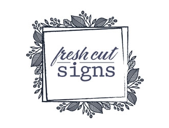 Fresh Cut Signs logo design by LogoInvent