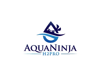 AquaNinja, Inc. logo design by art-design