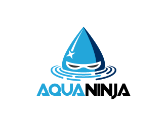 AquaNinja, Inc. logo design by reight