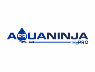 AquaNinja, Inc. logo design by mutafailan
