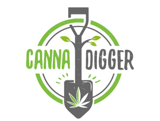 Canna Digger logo design by akilis13