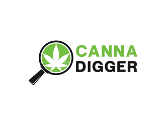 Canna Digger logo design by alby