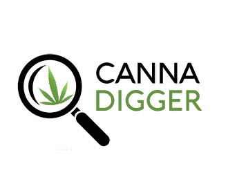 Canna Digger logo design by nikkl