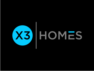 X3 Homes logo design by nurul_rizkon