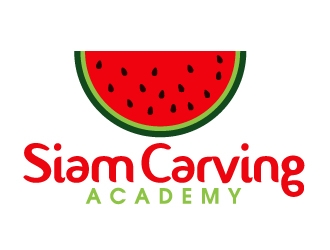 Siam Carving Academy logo design by ElonStark