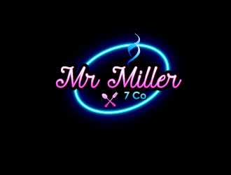 Mr Miller &amp; Co Cafe logo design by uttam