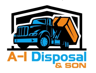 A-1 Disposal  logo design by samueljho