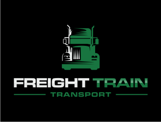 FREIGHT TRAIN TRANSPORT  logo design by enilno