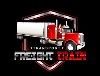 FREIGHT TRAIN TRANSPORT  logo design by samuraiXcreations
