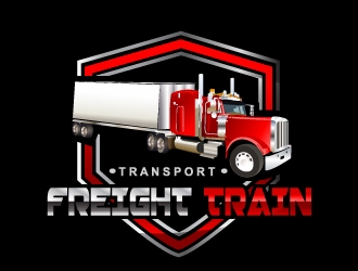 FREIGHT TRAIN TRANSPORT  logo design by samuraiXcreations