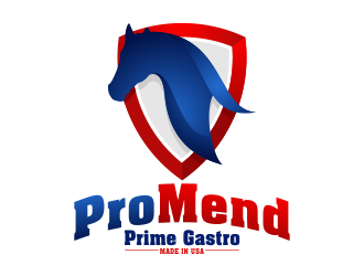 ProMend Prime Gastro or ProMend Prime GI logo design by ekitessar