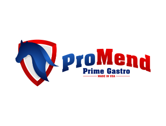 ProMend Prime Gastro or ProMend Prime GI logo design by ekitessar