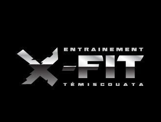 Entrainement X-FiT Témiscouata logo design by samuraiXcreations