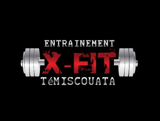 Entrainement X-FiT Témiscouata logo design by Webphixo