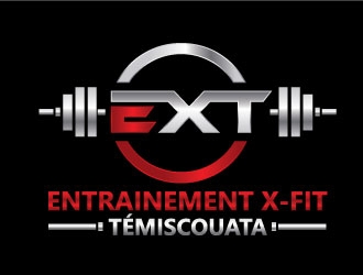 Entrainement X-FiT Témiscouata logo design by Webphixo