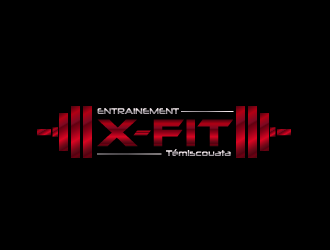 Entrainement X-FiT Témiscouata logo design by grea8design