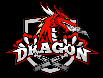 Dragon logo design by THOR_