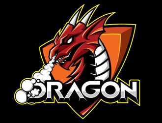 Dragon logo design by shere