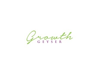 Growth Geyser logo design by bricton