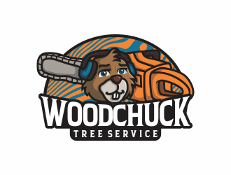 Woodchuck Tree Service logo design by NKristian