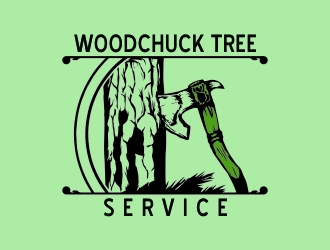 Woodchuck Tree Service logo design by HannaAnnisa