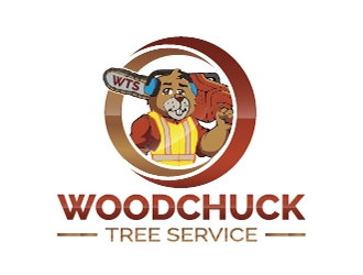 Woodchuck Tree Service logo design by DesignPro2050