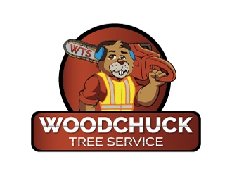Woodchuck Tree Service logo design by DesignPro2050