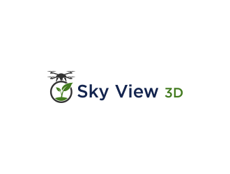 Sky View 3D logo design by ammad
