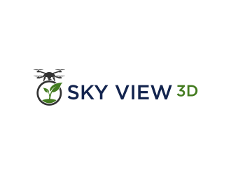 Sky View 3D logo design by ammad