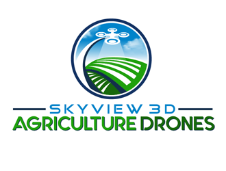 Sky View 3D logo design by megalogos
