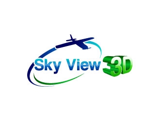Sky View 3D logo design by uttam