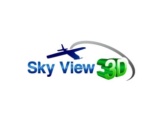 Sky View 3D logo design by uttam