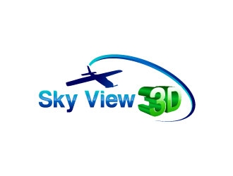 Sky View 3D logo design by uttam