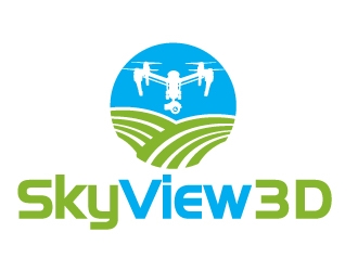 Sky View 3D logo design by ElonStark