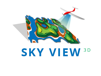Sky View 3D logo design by AnuragYadav