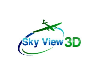 Sky View 3D logo design by uttam