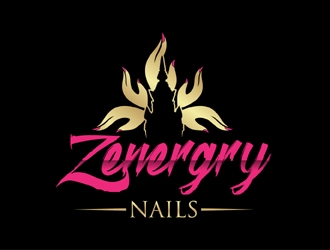 Zenergry Nails  logo design by MAXR