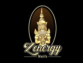 Zenergry Nails  logo design by frontrunner