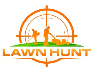 Lawn Hunt logo design by daywalker
