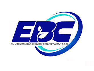 E. Benson Construction LLC logo design by 3Dlogos