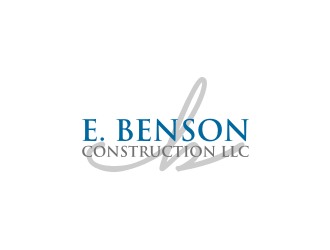 E. Benson Construction LLC logo design by rief