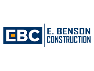 E. Benson Construction LLC logo design by Coolwanz