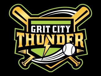 Grit City Thunder logo design by ruki